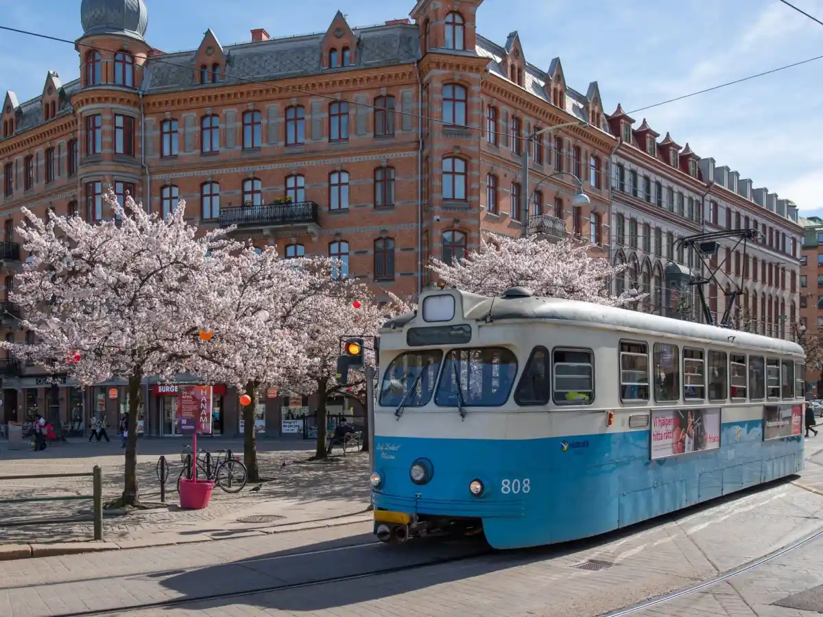 Bild på gata i Göteborg - symboliserar möjlighet till online beroendebehandling i Göteborg via Beroendekliniken