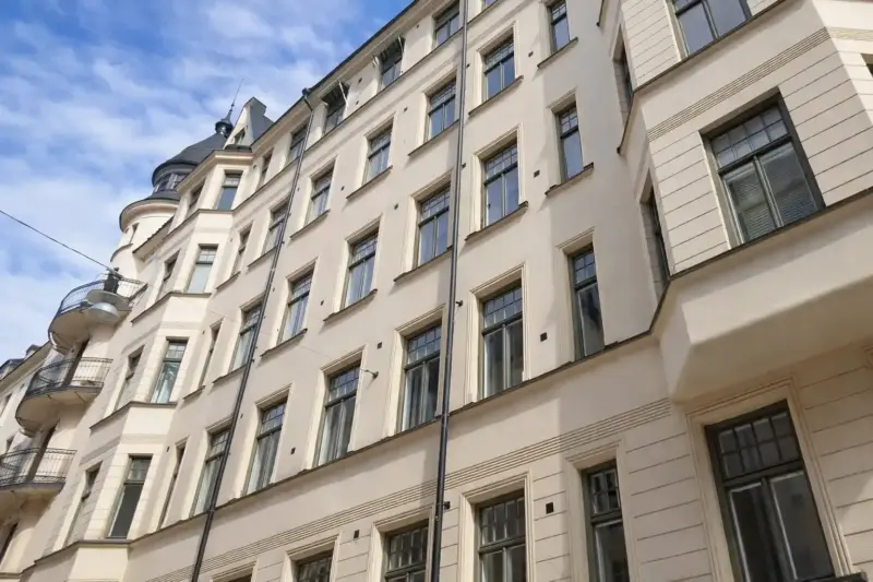 Gatuvy av Beroendelkiniken